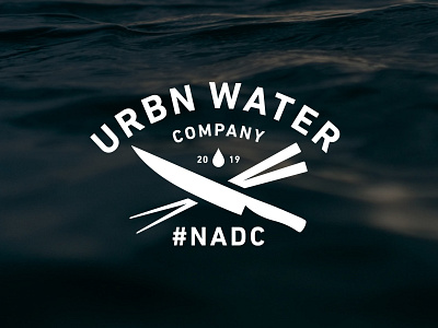 Urbn Water x Neen Williams Collab Badge bradford bradford design brand design branding food foodlogo logo logodesign neen neen williams skate skateboarder type typedesign typogaphy urbn water water logo