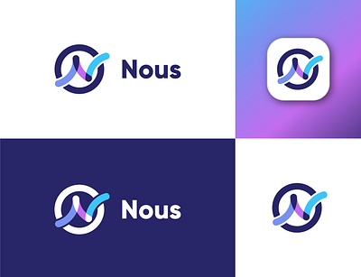 Nous company logo logo logodesign minimal logo nous simple