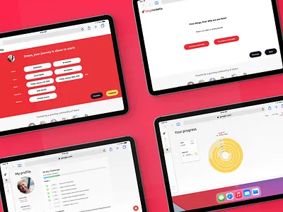 Tiny Rockets: Habit Tracker app design branding design systems figma habit tracker macos productivity tablet uidesign uxdesign