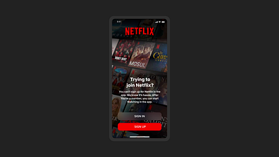 Netflix Sign In - DailyUI #001 daily daily 100 challenge daily ui dailyui dailyuichallenge flat netflix redesign redesign concept redesigned ui ui ux ui design uidesign uiux