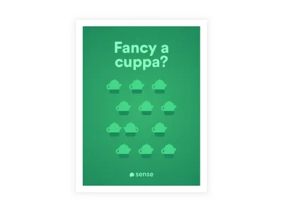 Fancy a cuppa? poster cuppa electricity energy kettle sense smart home smart home app stats tea tea kettle