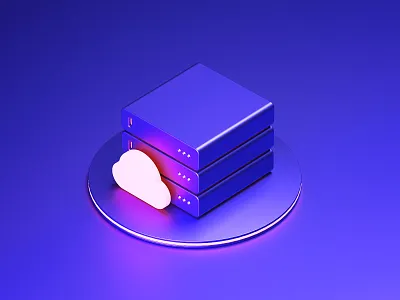 Cloud Storage icon 3d c4d cloud cloud storage computing icon icons illustration network storage