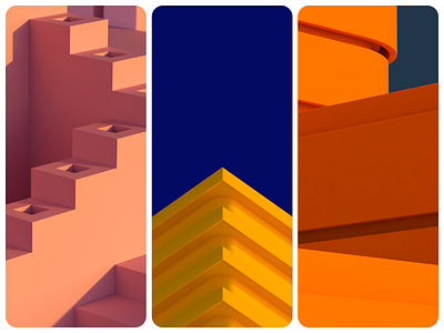 3D LeCor 3d c4d42 colorful design illustration