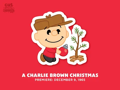 A Charlie Brown Christmas - Premiere December 9, 1965 charlie brown christmas christmas tree ornament peanuts tree