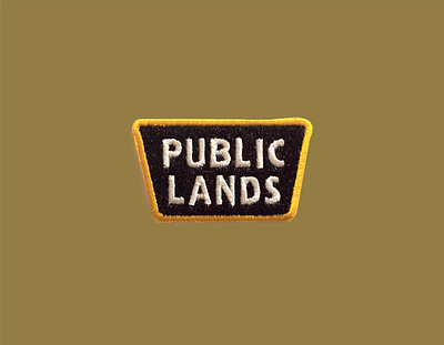 Protect Public Lands colorado forest sign patch patch design public lands wild wild spaces