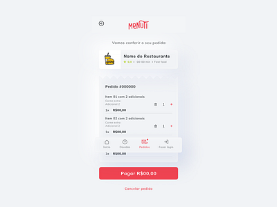 Table service App branding design food illustration neumorphism typography ui ui ux ux vector