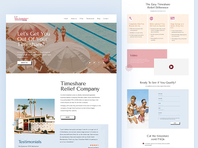 Easy Timeshare Relief design landing page poland seahawk seahawk media ui web website