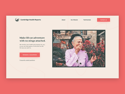 Cambridge Health Reports Homepage Hero Concept