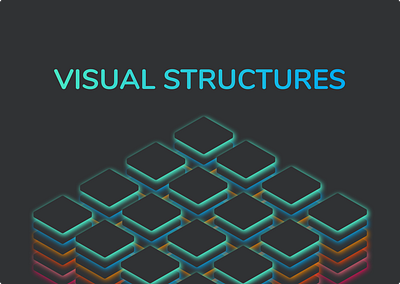 Visual Structures Project Cover application application ux ui dark mode design figma header design illustration svg ui vector web