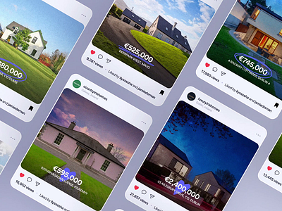 Instagram post templates animation branding clean home inspiration instagram instagram banner instagram post instagram template interface motion design post property real estate social media social media design template template design ui