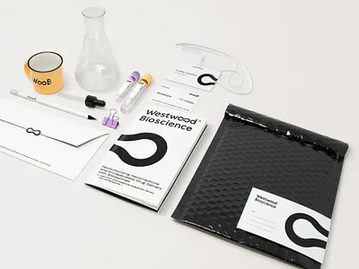 Westwood Bioscience biological biology bioscience black and white blackandwhite brand brand identity branding design graphic identity logo logo design minimal science scientist stationary