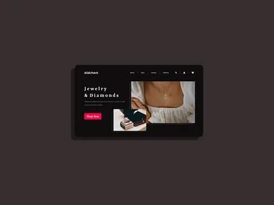 Alléchant Landing Page