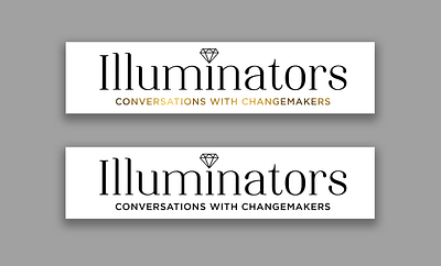 Illuminators Identity blog diamond gem jewel jewelry type typedesign website