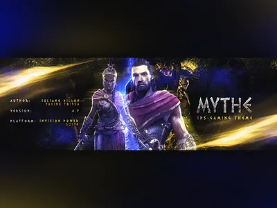 Mythe - Coming soon art blue dark design designer game gaming new photoshop webdesign