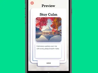 Personalized affirmation preview app branding design design ui figma illustration minimal ui ux vector