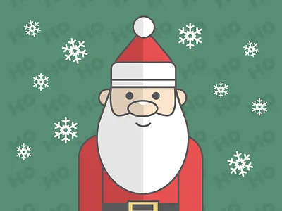Santa Claus art christmas color drawing flat design flatart icon illustration illustrator santa santa claus vector