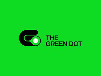 The Green Dot - Logo Concept 2 abstract art branding design filter forge generative graphic design green green dot logo logo design logotype mark symbol the green dot