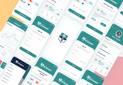 CBET Academy | iOS app UI Design app ios ios app design ui uiux ux