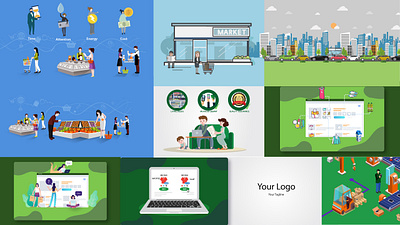 Storyboard THUMBNAIL animation art branding design graphic design illustration illustrator logo minimal ui ux vector website