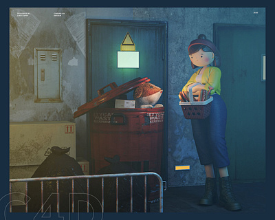 C4D-work c4d character characterdesign cinema4d design illustration 插图