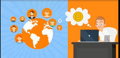 BItfinit Image4 2d explainer animation design explainer video graphic design illustration illustrator motiongraphics ux website