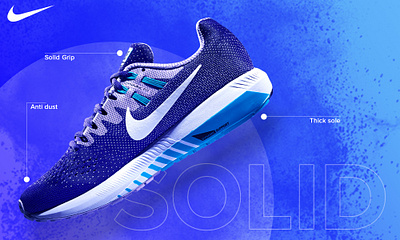 Nike Shoes Banner - PFX Graphics branding design minimal typography web