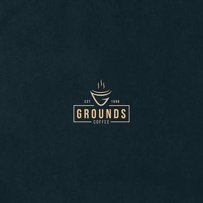 Ground Coffee logo app brand brand design brand identity branding business logo design icon icons identity illustration logo logo design logotype mark minimal sketch website