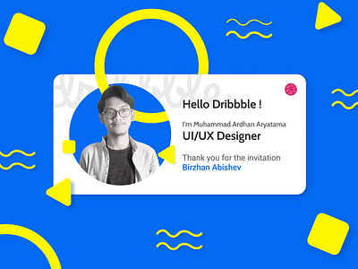 Hello Dribbble ! dribbble invitation dribbble invite thanks thanks for invite