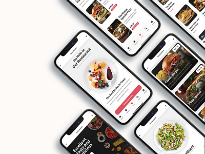 Sticky Mobile | Restaurant & Food Pack - Mobile Kit & PWA app design bootstrap4 card design card layout card ui food food and drink food app food app ui food design food ui listing menu design mobile design mobile ui portfolio restaurant restaurant app ux ui uxdesign