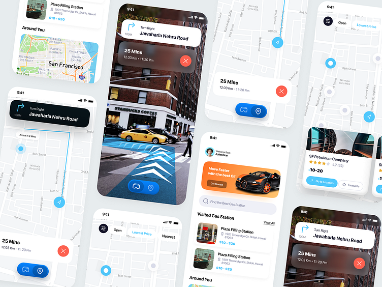 Gas Station App by Robiu Adufe on Dribbble