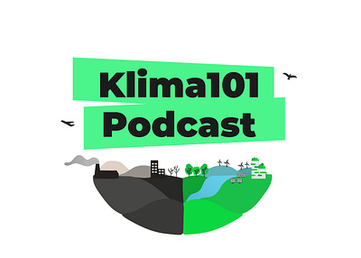 Klima101 Podcast branding graphic design icon illustration logo