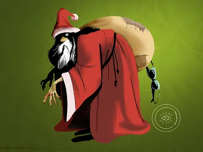 Bad santa animation art artwork design illustration illustrator