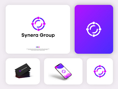 synera group brand identity - logo design app icon brand identity brand logo branding creative logo design graphic design identity logo logo design logo designer logo mark logodesign minimal logo minimalist logo modern logo synera group logo synera logo