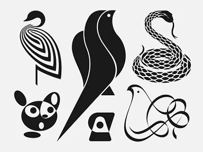 Animal Marks Vol.1 animal animals birds brand branding design logo logotype mark symbol