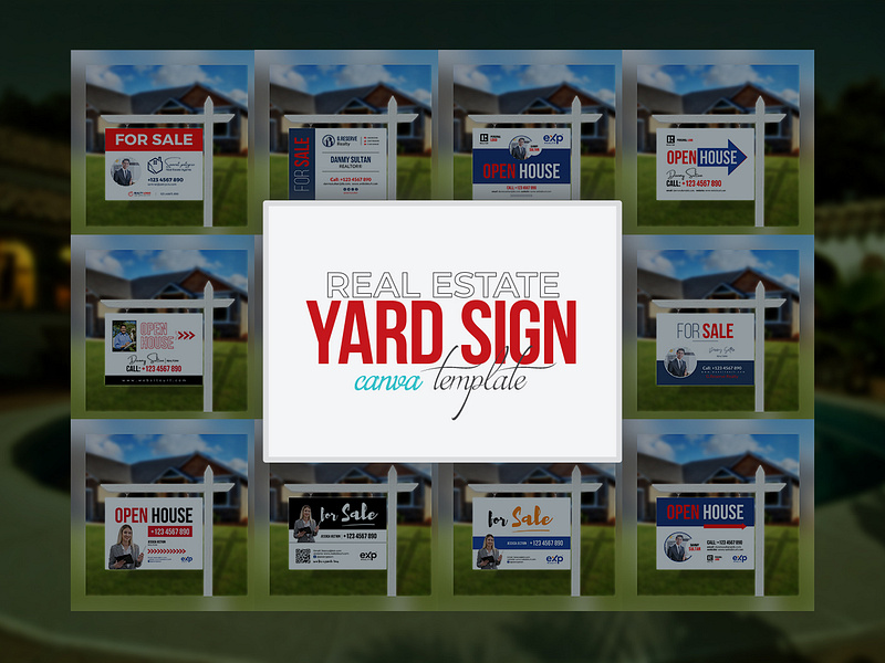 Yard Sign Design Templates designs, themes, templates and downloadable