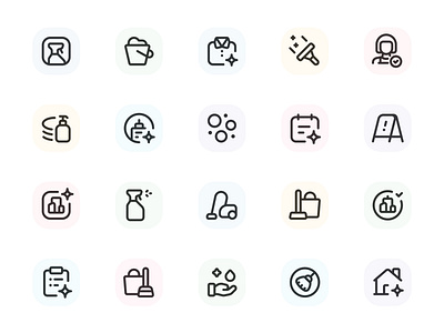 Myicons✨ — Cleaning, Housekeeping vector line icons pack essential icons icon design icon pack icons icons design icons pack interface icons line icons sketch sketchicons ui ui design ui designer ui icons ui kit ui pack ui set web design web designer web ui