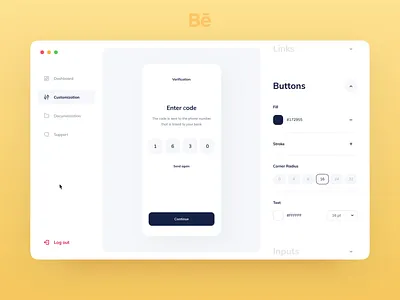 Dapi Customisation Dashboard animation app behance case study controls customization dashboard interaction interface mobile motion ui ux ux design video web app