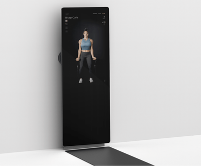 Forme Life design exercise fitness forme life interactive interface mirror smart mirror tonal touchscreen ui wellness workout