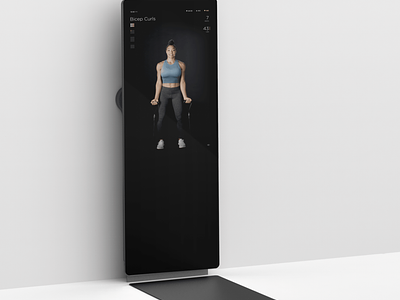 Forme Life design exercise fitness forme life interactive interface mirror smart mirror tonal touchscreen ui wellness workout