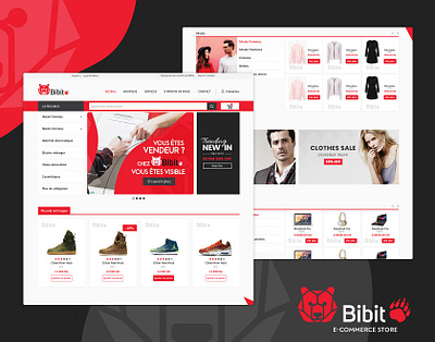 Bibit E-commerce Website Presentation branding design graphic design ui ux web design