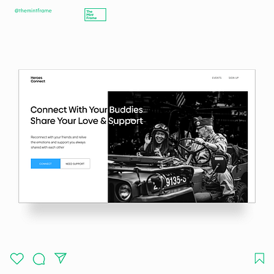 Service for Veterans to Connect adobe illustrator adobe photoshop adobe xd army branding connect design heroes social media support uidesign veteran veterans webdesign website