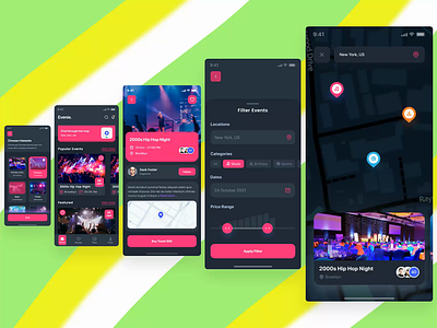 Event Management Social App android app application conference date dinner event event branding event listing event management events events app festival ios lantern mobile party schedule ticket app ui design