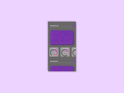 Analytics chart 018 design neumorphism ui ux