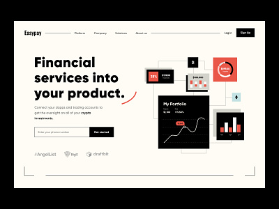 Easypay home page design landing pay payment payment web ui user experience user interface ux web web design web payment website