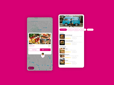 Vanfood Map II app design design figma figmadesign ui ui design