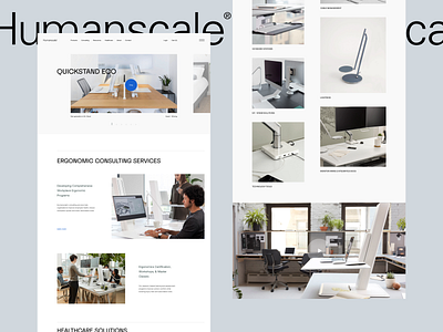 Humanscale composition free minimal minimalism typography ui ux web webdesign website white
