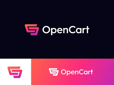 OpenCart Specialist - Logo Design (sold) brand identity branding card cart commerce logo logo design monogram ocs online open orange shop shopping store symbol ux visual identity