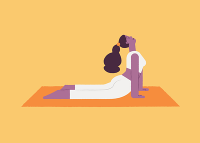 Booky Illustration adobe illustrator character digital illustration illustration illustration system sports vector yoga yoga pose