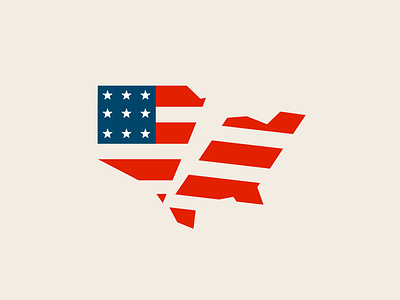 Divided States of America america design divided flat illustration usa vector