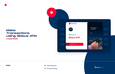 Globus Bank ATM -- Redesign banking bankingapp design fintech typography ui ux